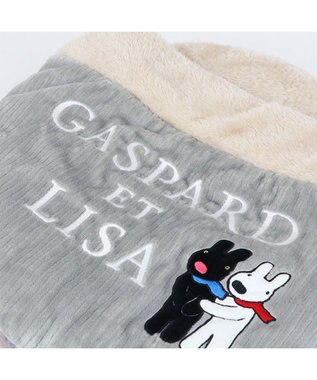 PET PARADISE リサとガスパール 丸型寝袋 遠赤外線 《であい柄》 50cm であい柄