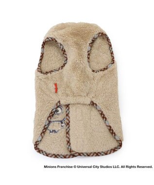 PET PARADISE ミニオン ボブ ティム 背中開き ベスト 小型犬 茶系