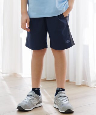 J.PRESS KIDS 【速乾】【100-130cm】ナイロンストレッチ ショートパンツ ネイビー系