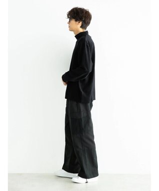 CRAFT STANDARD BOUTIQUE カットコールＭＯＣネックプルオーバー Black