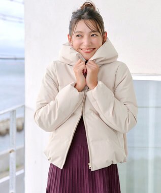 Tiaclasse 【安田美沙子さん着用・新色追加】シームレスダウンコート アイボリー