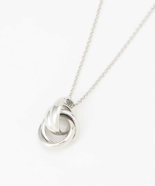 23区 【Oggi10月号掲載】ツインフープ トップ ネックレス シルバー系