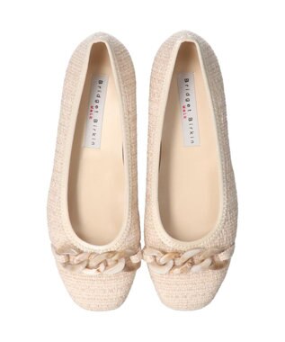 Bridget Birkin 【Bridget Birkin Walk】アクリルチェーンウォーキングパンプス アイボリー雑材