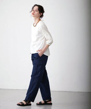 J.PRESS YORK STREET 【UNISEX】カーゴパンツ ネイビー系