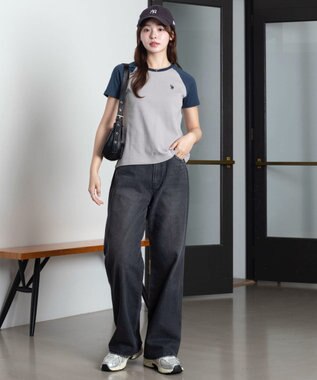 WEGO 【SMLサイズ展開】U.S. POLO ASSN.別注コンパクトTシャツ 柄2