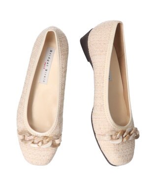 Bridget Birkin 【Bridget Birkin Walk】アクリルチェーンウォーキングパンプス アイボリー雑材