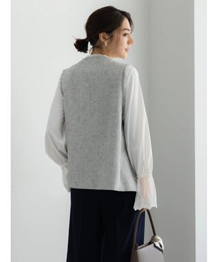 Te chichi 【セレモニーアイテム】レースカフスブラウス オフホワイト