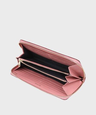 Paul Smith ミックスドゥードゥル ラウンドジップ 長財布 ピンク