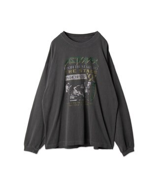 WEGO 【ユニセックス着用ITEM】ピグメントグラフィックT（LS） 柄2