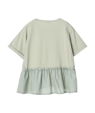 earth music&ecology ドッキングギャザープルオーバー Mint Green