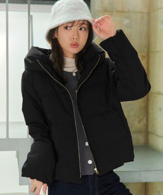 Tiaclasse 【安田美沙子さん着用・新色追加】シームレスダウンコート ブラック