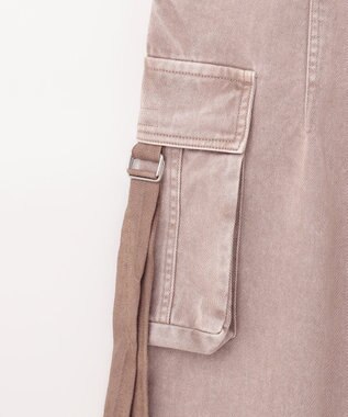 GRACE CONTINENTAL コクーンデニムカーゴパンツ グレー