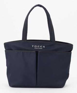 TOCCA 【WEB＆一部店舗限定】【A4サイズ対応・サスティナブル素材】T-INCONTRO TOTE L トートバッグ L ネイビー系