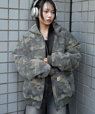 WEGO ワーカーズキルトフードブルゾン