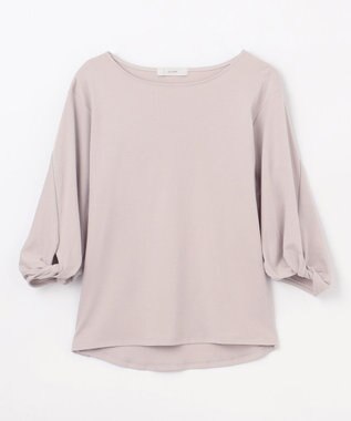 ANY 【WEB限定】シルケットスムース ツイストリーブプルオーバー グレージュ