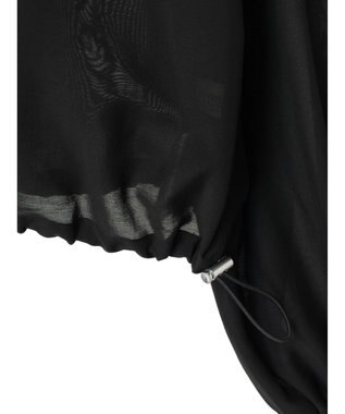 earth music&ecology シアーフードブルゾン Black