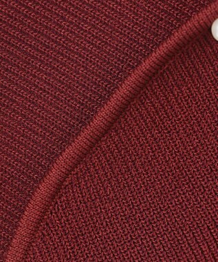 Feroux 【洗える・アンサンブル】パールポイントアンサンブル ニット ワイン系
