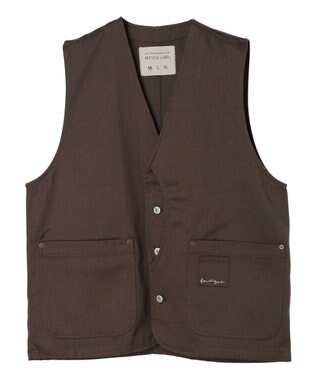 CRAFT STANDARD BOUTIQUE 【リサイクル】ヘビーツイルワークベスト Brown