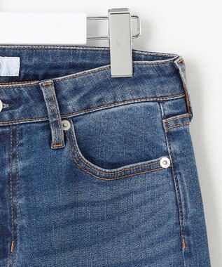 J.PRESS LADIES L 【洗える】BASIC STRETCH DENIM ボーイフィット デニム ユーズド系