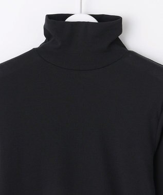 23区 L 【見上愛さん着用/LEE10月号掲載】レイヤードタートル カットソー ブラック系