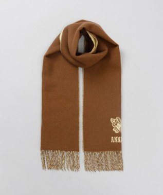 AURORA 【 ANNA SUI（アナ スイ）】ウールリバーシブルマフラー