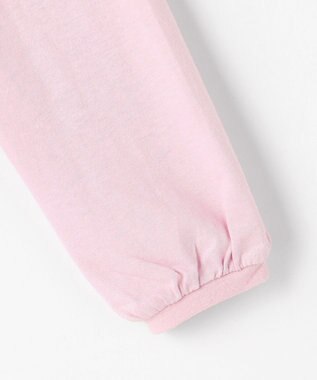 ANY KIDS おけいこモチーフ刺繍入り 長袖Tシャツ ラベンダー（うさぎ×バレエ）