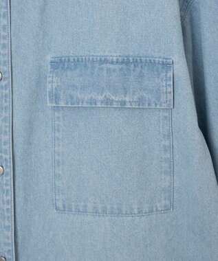 WEGO デニムBIGシャツ デニム淡色