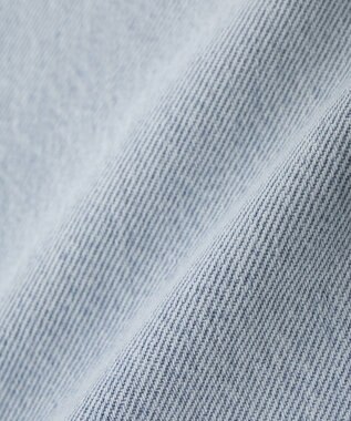 earth music&ecology 【セルフカット可】ワイドデニムパンツ Light Indigo