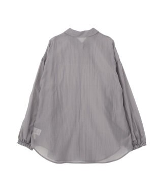 Green Parks 【WEB限定】ＳＥＴ２点フリルビスチェ＋シャツチュニックⅡ Charcoal Gray