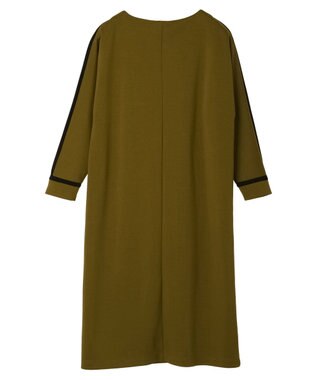 Green Parks armonia．ダンボール配色ワンピース Khaki