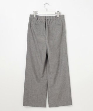 J.PRESS LADIES 【洗える】チェルビック セミワイド パンツ グレー系