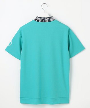 23区GOLF 【MEN】 4色から選べる ミニワッフルモックネック ターコイズブルー系