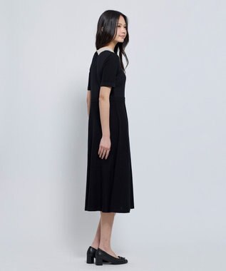 TOCCA 【WEB限定】HONEYCOMB MESH KNIT ニットドレス ブラック系