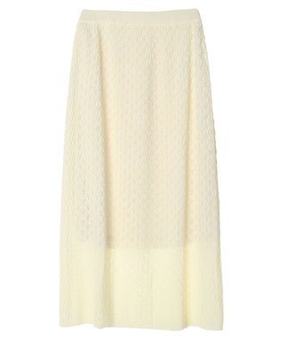 AMERICAN HOLIC レース編みスカート Ivory