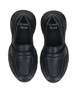 Bridget Birkin 【Round About】ボリュームソールローファー ブラック