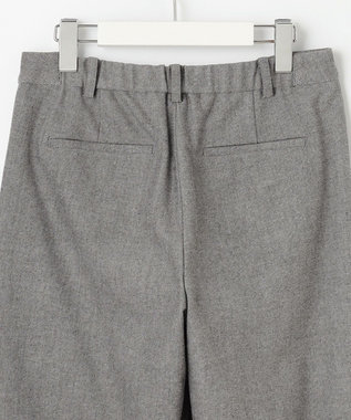 J.PRESS LADIES 【洗える】チェルビック セミワイド パンツ グレー系
