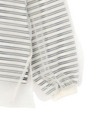 Green Parks シャーリングチュールドッキングプルオーバー Navy