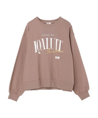 earth music&ecology アソートロゴスウェット Mocha