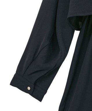 AMERICAN HOLIC 【イージーケア】Ｗクロスティアードブラウス Dark Navy