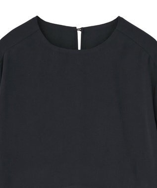 AMERICAN HOLIC 【イージーケア】Ｗクロスティアードブラウス Dark Navy