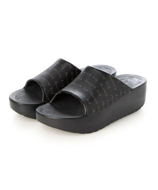 ing <ing>【3E】リカバリーミュールサンダル ブラック