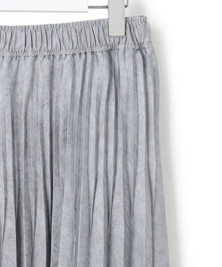 J.PRESS YORK STREET 【WOMEN】カラーブロック ロングプリーツスカート ブルー系1