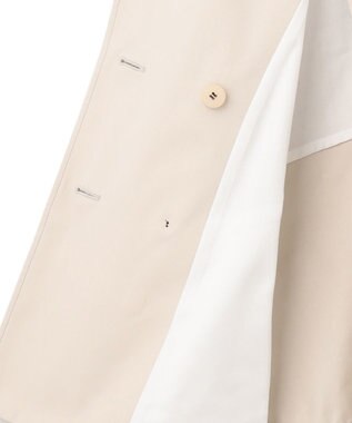 23区 コットンポリエステルギャバジン ショート トレンチ コート ベージュ系