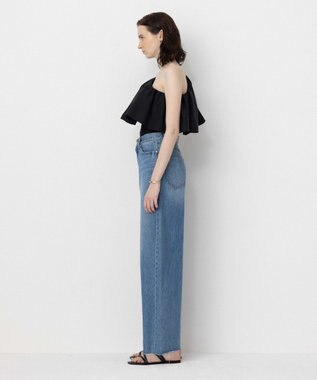 NAVE 【Nave・洗える/撥水/ストレッチ素材】ライトタフタ ワンショルダーブラウス ブラック系