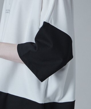 WEGO ドルマンポンチハーフジップT（S） ブラック