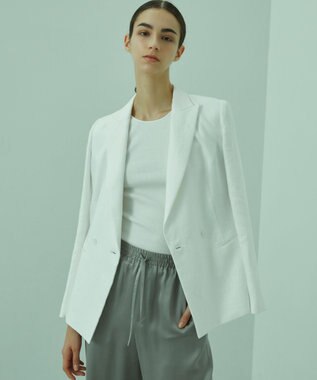 BEIGE， BURDOCK / ダブルジャケット White