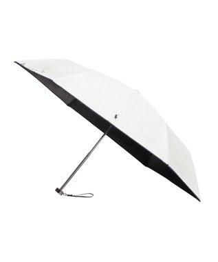 MOONBAT POLO RALPH LAUREN（ポロ ラルフローレン）晴雨兼用日傘 バイカラー 遮光率100% 遮熱 UV オフホワイト