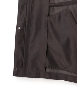 ICB L テントライン フーデットコート チャコール［シアー］