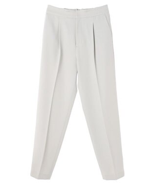 Green Parks ｅｆ－ｄｅ　タックテーパードパンツ Gray Beige