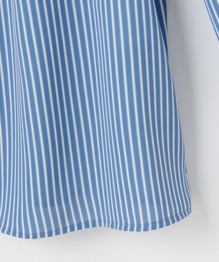 組曲 S ライトデシンフリル襟 ブラウス ブルー系1